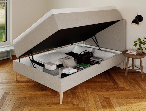 Astrid - Bedste boxmadras med opbevaring